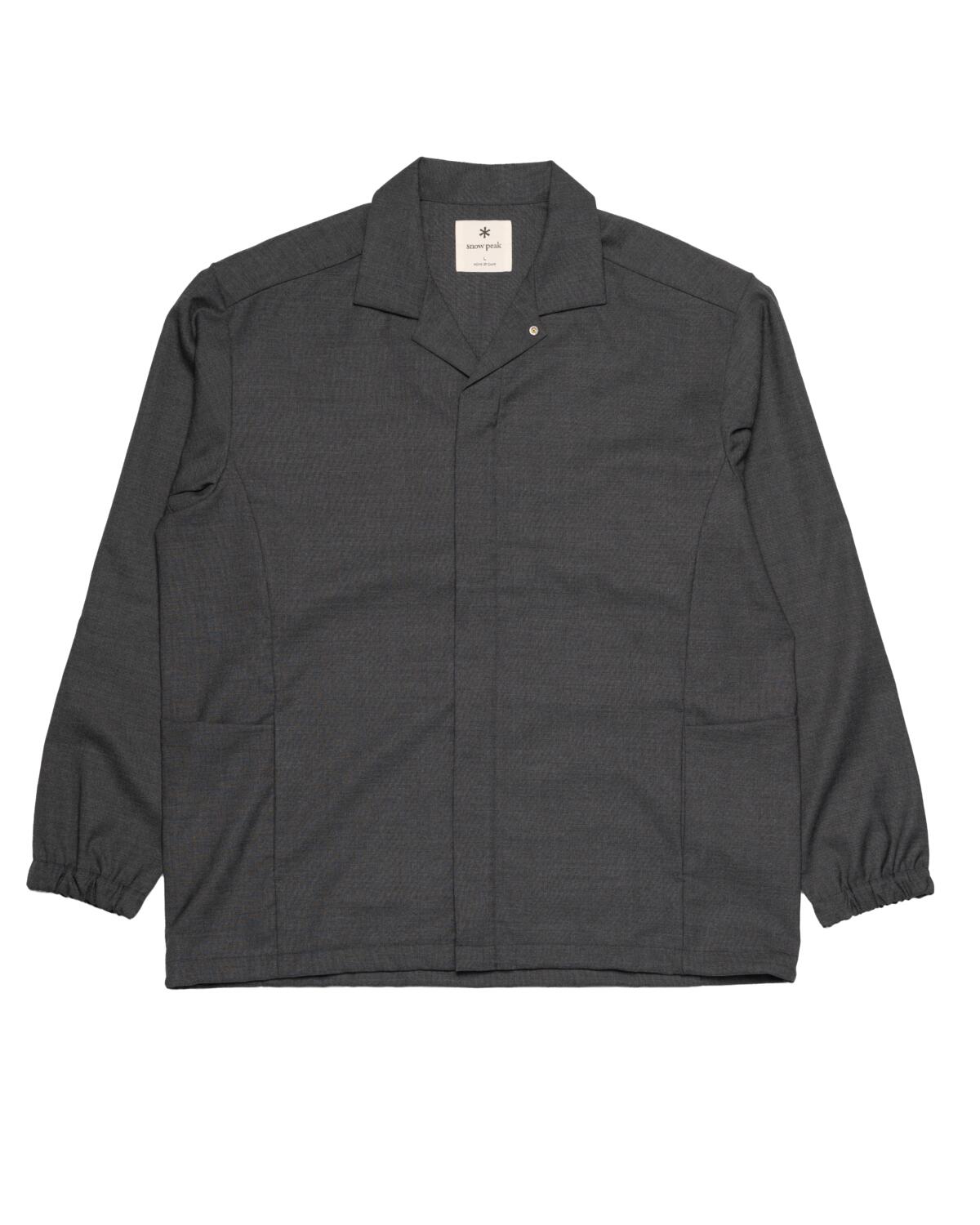 SNOW PEAK Hybrid Wool Shirt | SH-22AU001-GY | AFEW STORE